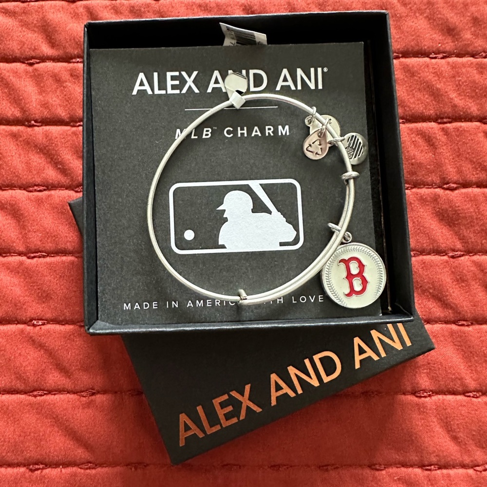 NWT Alex and Ani Red Sox bracelet